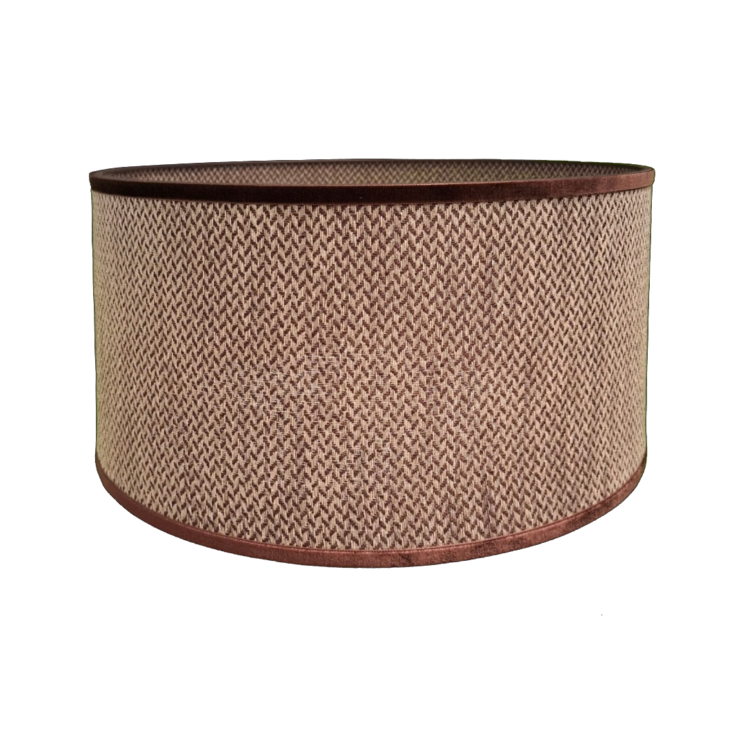 Glorenzo Lampshade – Brown Cylinder