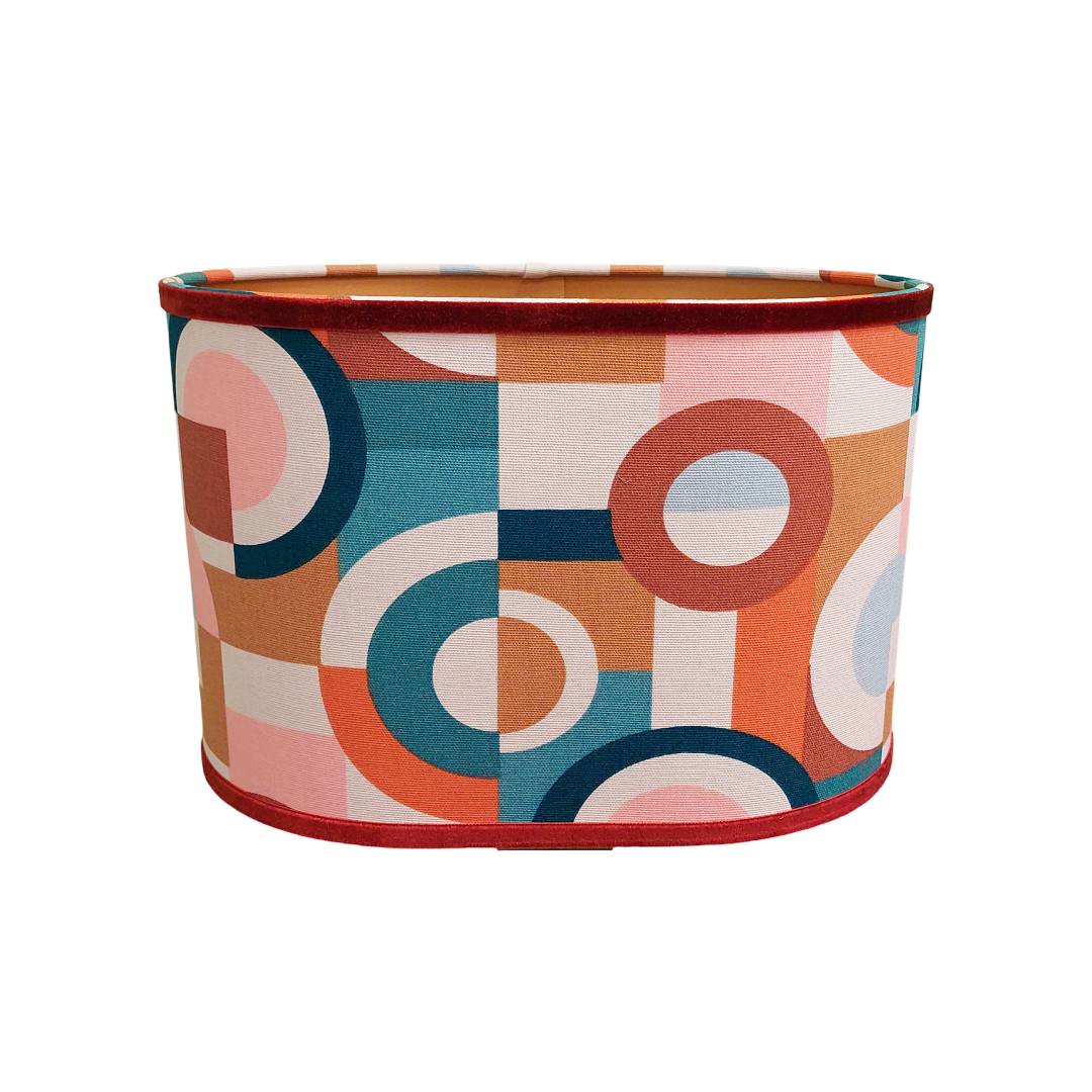 Como Lampshade – Retro Design in Oval Shape