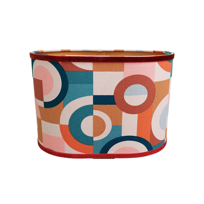 Como Lampshade – Retro Design in Oval Shape