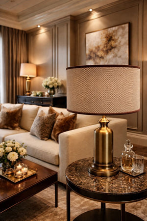 Glorenzo Lampshade – Brown Oval - 2