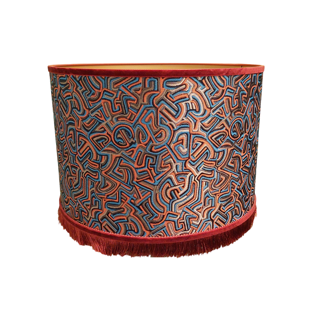 Pucci Swirl Orange – Cylinder – Rust Fringe