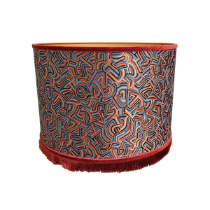 Pucci Swirl Orange – Cylinder – Rust Fringe