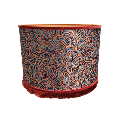 Pucci Swirl Orange – Cylinder – Rust Fringe