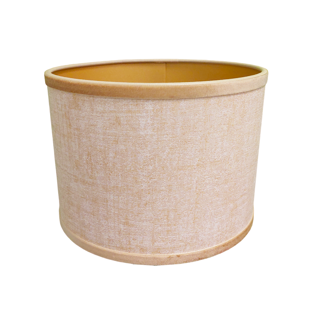 Samussi Brushed Suede Beige – Cylinder – Fringe