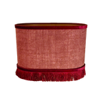 Sassi Brushed Suede Old Pink – Oval – Fringe