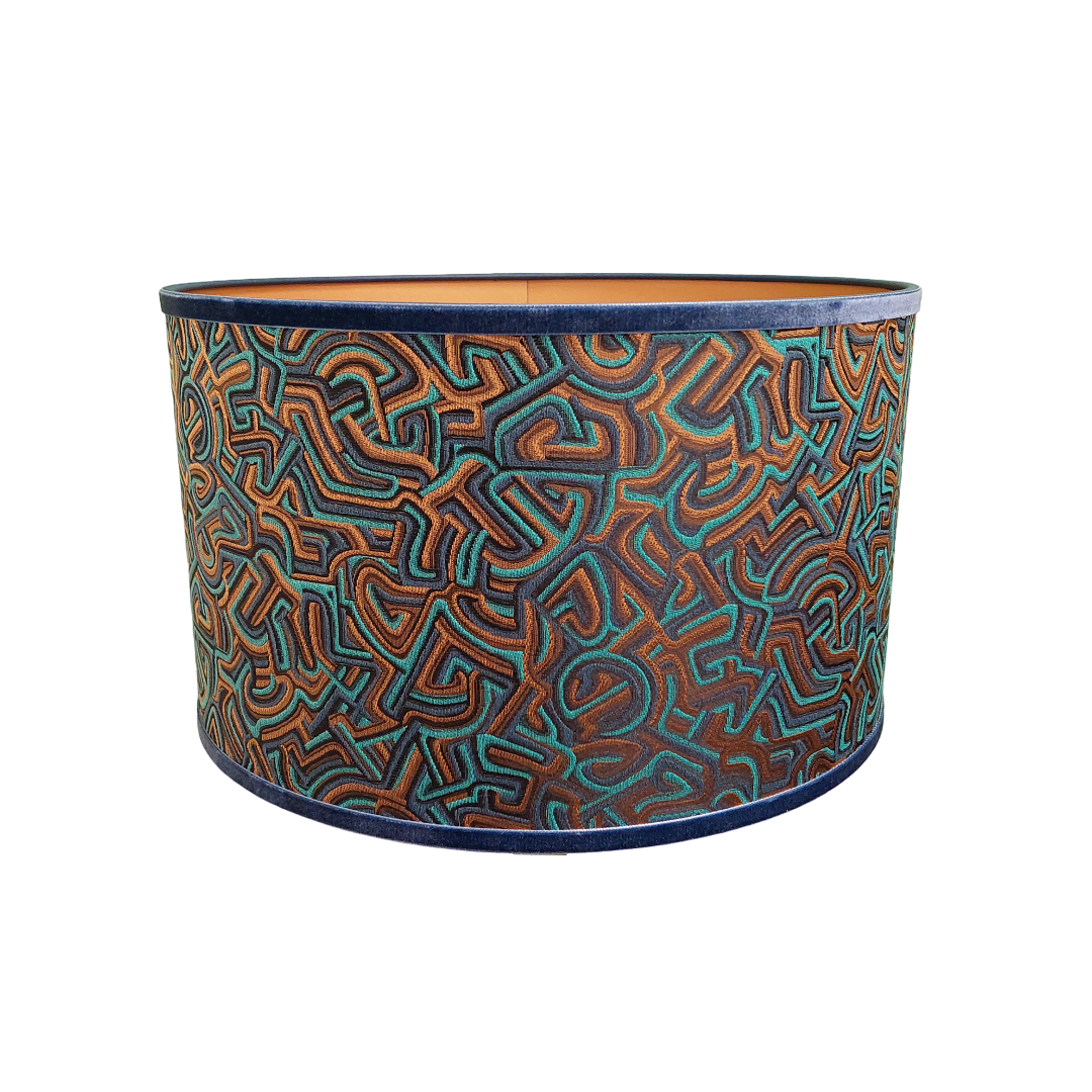 Tropea Maze Aqua – Cylinder