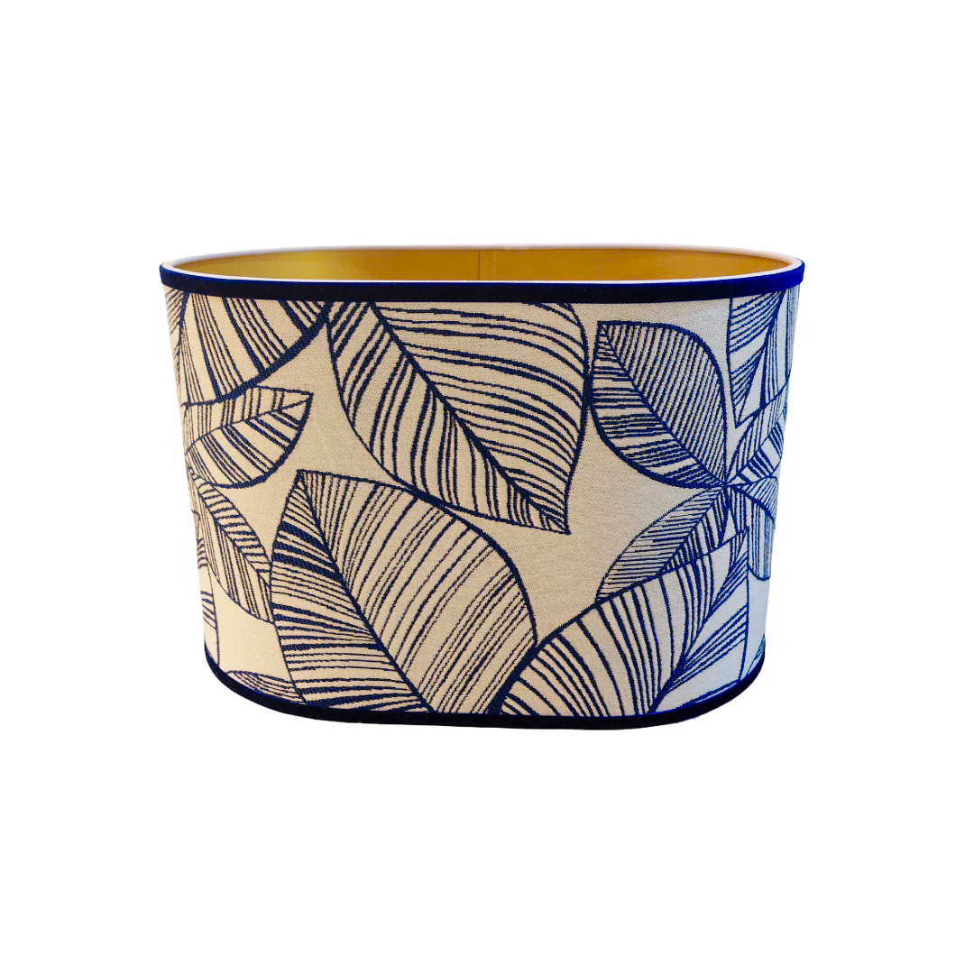 Turijn Leaf Blue – Oval
