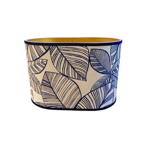 Turijn Leaf Blue – Oval